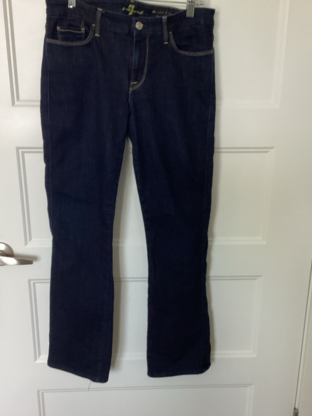 7 For All Mankind Women’s The Skinny Boot Cut Jeans - Dark Indigo
